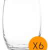 Vaso Vidrio 460 Cc X 6 Unidades, Color Transparente